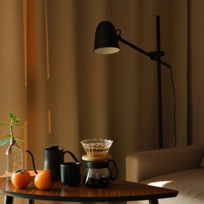 Photo Roman Column Bedroom Table Lamp