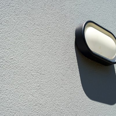 Photo ceramic wall light