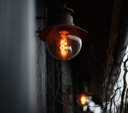 Photo vintage outdoor wall light